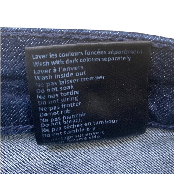 Longchamp Straight Leg Denim Jeans Blue Women’s Size 36 - Picture 10 of 12